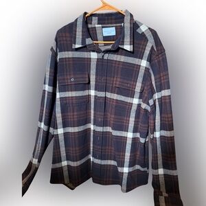 Plaid 7 diamonds button up